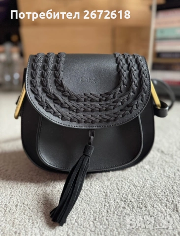 Дамска черна чанта 