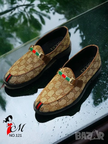 мъжки мокасини gucci , снимка 3 - Мокасини - 51029537