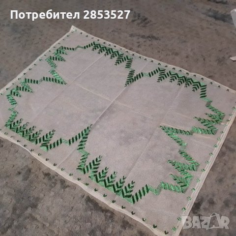 Каре ръчна изработка, снимка 3 - Покривки за маси - 39467409