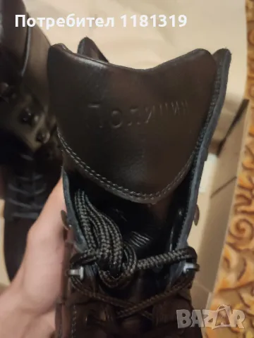 Чисто нови мъжки зимни полицейски кубинки, снимка 2 - Мъжки ботуши - 44824960