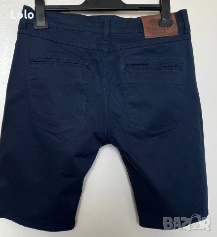 TIMEOUT къси мъжки панталони/48 Ном по етикет(М)/Navy цвят, снимка 3 - Къси панталони - 53522053