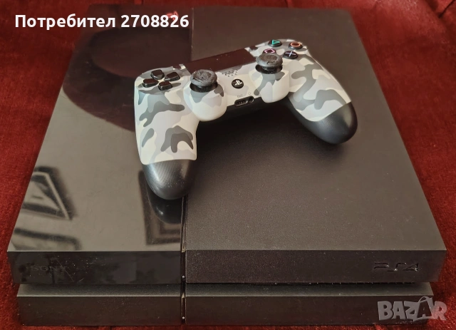 Бартер за геймърски лаптоп ! Playstation 4 + оригинален джойстик