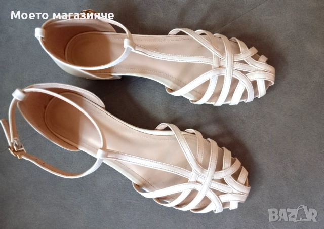 Елегантни сандали от естествена кожа, №38,5 - като нови, снимка 2 - Сандали - 51997575