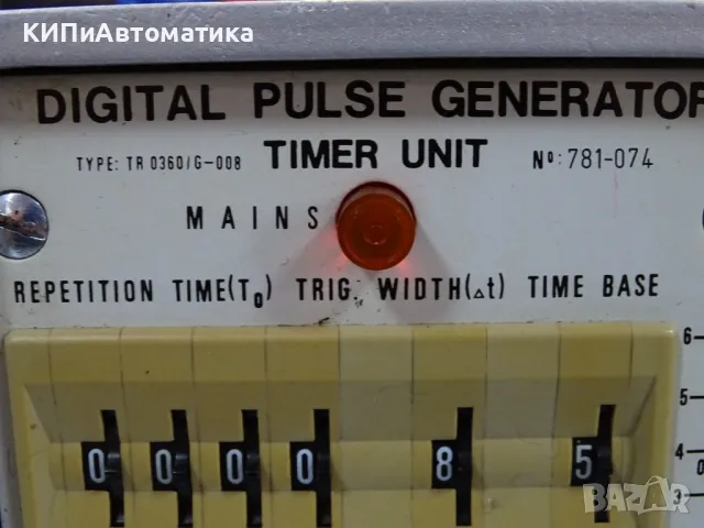 генератор TR0360/0007 Digital Pulse Generator за части, снимка 7 - Други машини и части - 49739949