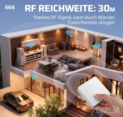 Безжичен контакт с дистанционно, снимка 3 - Друга електроника - 53570100