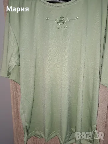 Дамска зелена блуза Lucky, снимка 1