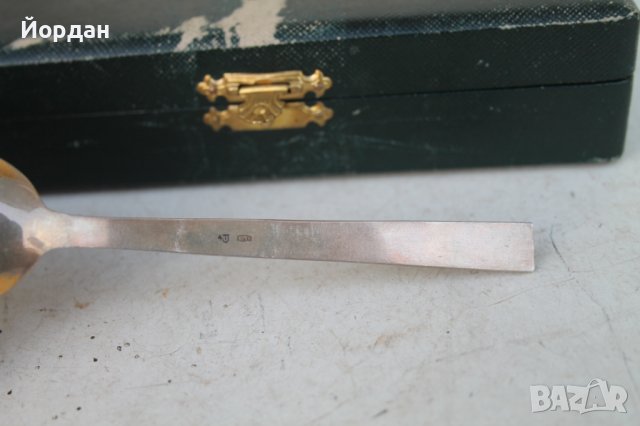 Руски сребърни лъжици за чай, снимка 5 - Други ценни предмети - 39059085