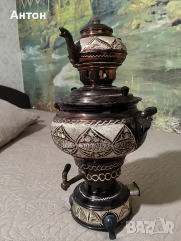 Самовар на дърва и ток.НОВ., снимка 2 - Други инструменти - 47679870