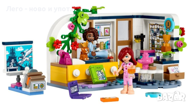 НОВО LEGO Friends - Стаята на Алия 41740, снимка 2 - Конструктори - 44527729