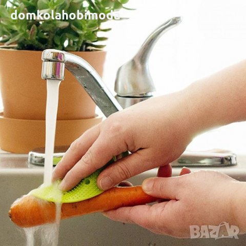 Универсална ръкохватка за бързо почистване на плодове и зеленчуци, 10х12см, снимка 4 - Други - 34492807