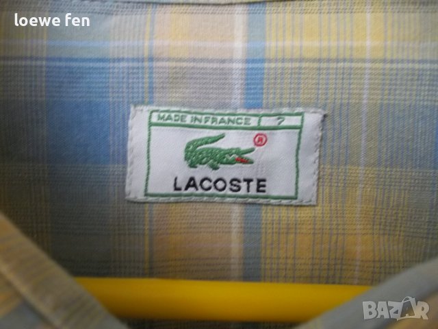 La Coste Lacoste чисто нова мъжка риза уникална! Made In France ! 120 см гръдна обиколка !, снимка 2 - Ризи - 41927022