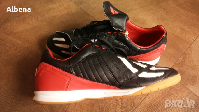 ADIDAS PREDATOR MANIA Leather Размер EUR 45 / UK 10 1/2 за футбол в зала естествена кожа 123-13-S, снимка 8 - Спортни обувки - 42295127