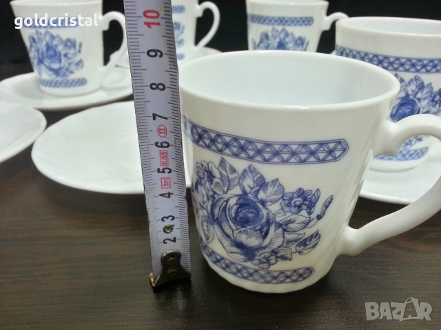 френски аркопал чаши за чай кафе , снимка 4 - Антикварни и старинни предмети - 48371053