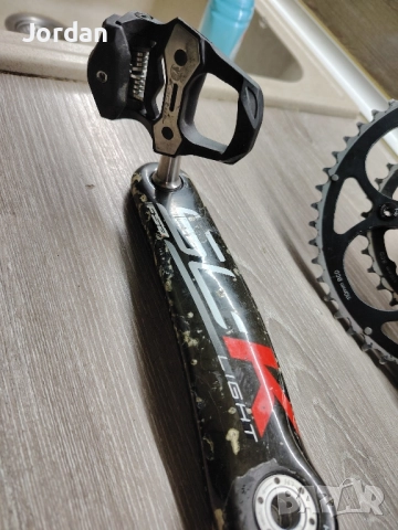 Карбонови курбели с педали, снимка 2 - Части за велосипеди - 52253398