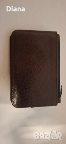 Кожено протмоне за монети и ключове, снимка 3 - Портфейли, портмонета - 53727657