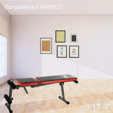 Сгъваема лежанка, до 100 kg, снимка 3 - Фитнес уреди - 56128218