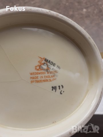 Английски порцелан чайник с купа маркировки, снимка 5 - Антикварни и старинни предмети - 35973042