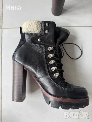 Дамски боти на висок ток, снимка 6 - Дамски боти - 50321084