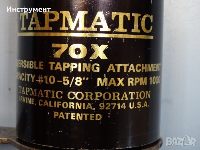 Резбонарезен патронник TAPMATIC 70X M5-M18, снимка 2 - Резервни части за машини - 42272576