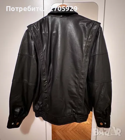 Zara бомбър яке от 100% естествена кожа, размер S/M, снимка 12 - Якета - 56251526