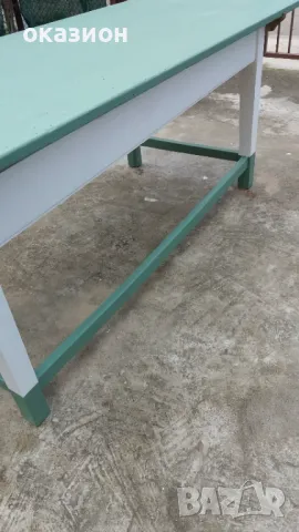 масивна голяма стара селска маса