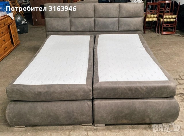 Модерно Боксспринг легло (Boxspring), снимка 2 - Спални и легла - 53856656