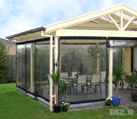 Винил кристал за ветроупорни завеси 500, 800 и 1000 микрона, снимка 4 - Други - 50674593