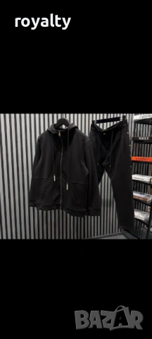 Louis Vuitton Нов Мъжки Черен Комплект , снимка 2 - Спортни дрехи, екипи - 53698711