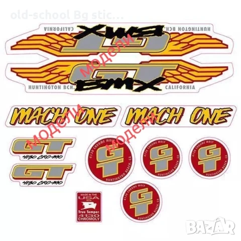 BMX GT STICKERS , снимка 3 - Велосипеди - 50369636