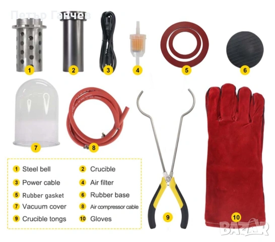 Бижутерска машина за вакуумно леене, снимка 5 - Други - 53024360