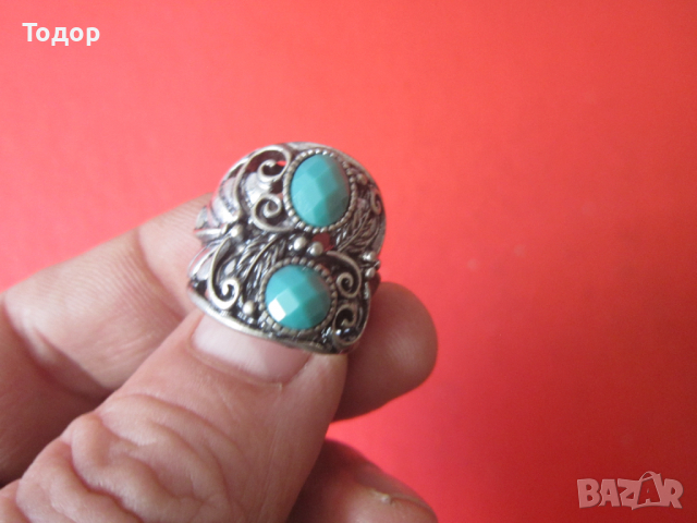 Невероятен пръстен с камъни , снимка 2 - Пръстени - 36168032