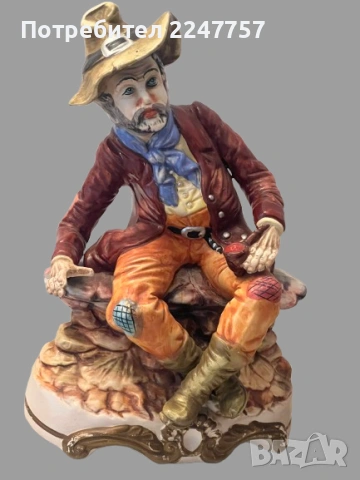 Двойка фигура Capodimonte 32 см, снимка 2 - Антикварни и старинни предмети - 53092607