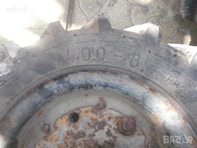 гуми с пулуоски и фланци  ЗА МОТОФРЕЗА болгар Тракия МФР 5БМ, снимка 5 - Градинска техника - 42017994