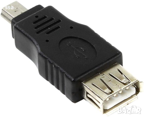 VCom Адаптер Adapter USB AF/Mini USB 5P M - CA411, снимка 1 - Кабели и адаптери - 41319767
