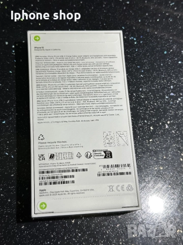 Iphone 15 Black 128GB Неразпечатан! Гаранция!, снимка 2 - Apple iPhone - 52818546