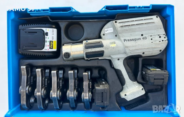 Viega Pressgun 4B - Акумулаторна преса за пресфитинги 15-18-22-28-35