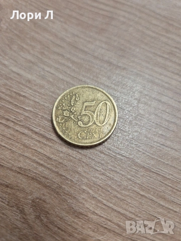 50 евро цента Испания 2000 година, снимка 2 - Нумизматика и бонистика - 53495748