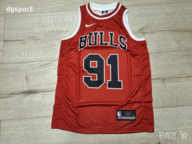 Баскетболен потник на Чикаго Булс #Денис Родман #91!, снимка 3 - Баскетбол - 52216214