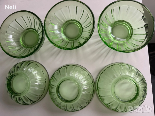 Винтидж стъклени купички