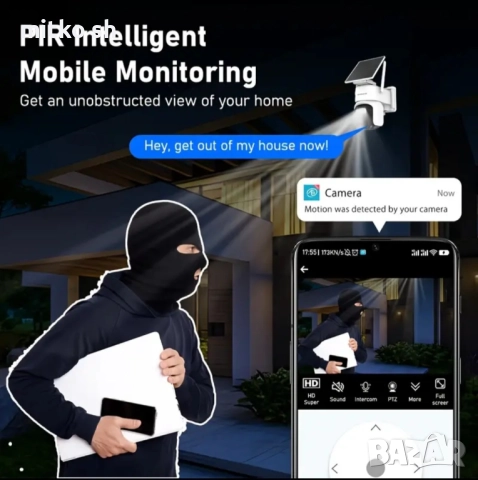 Камера за видеонаблюдение, снимка 5 - IP камери - 51622410