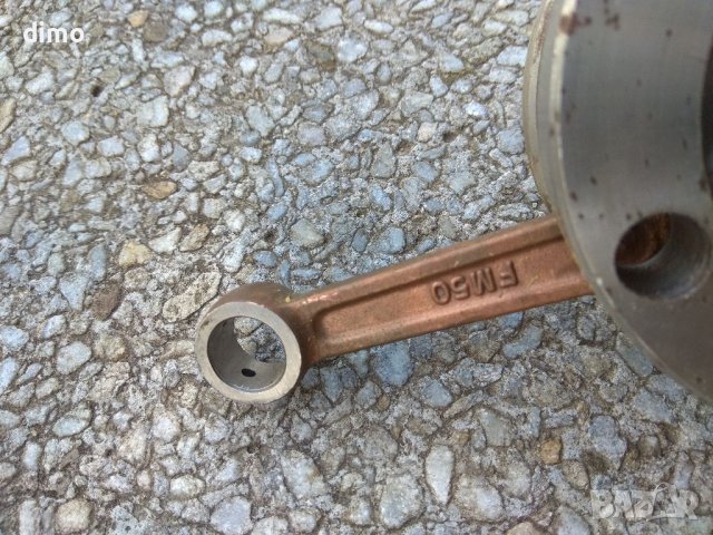 Колянов вал за велодвигател 50 / 60 кубика, снимка 2 - Части - 39302962