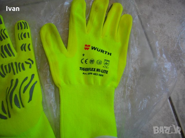 Wurth Tigerflex Hi-Life-Нови Монтажни Ръкавици-Нитрилна Пяна-Вюрт-Размер 9, снимка 3 - Други инструменти - 34621826