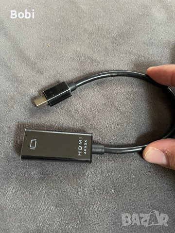 Mini DP displayport към HDMI /цена за 1 бр, снимка 2 - Кабели и адаптери - 42181247