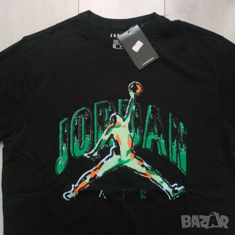 Мъжка памучна тениска Jordan размер 2XL и 3XL, снимка 2 - Тениски - 41835251