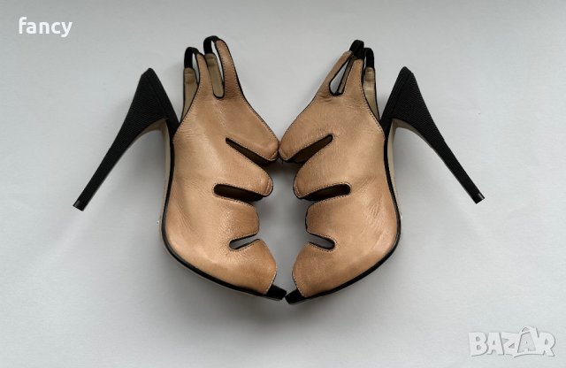 Обувки на висок ток в телесен цвят - Номер 39