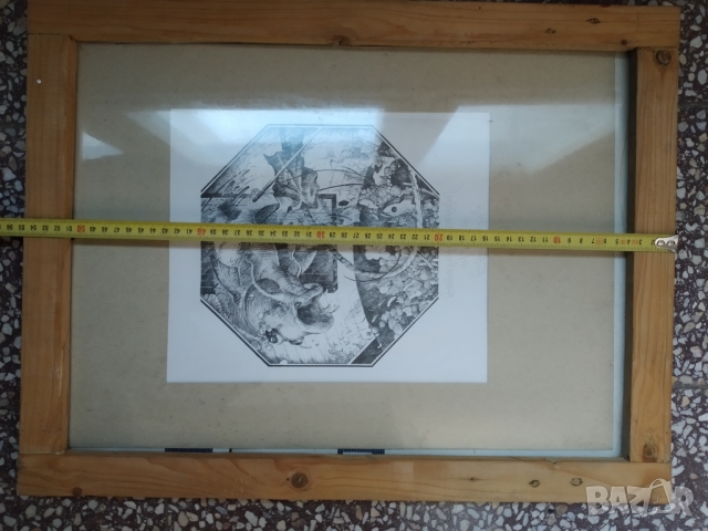 картина-стара графика, снимка 3 - Картини - 36079966