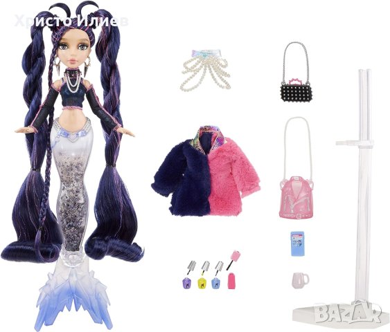 Кукла Русалка Mermaze Mermaidz 34см - 3 вида Nera , Crystabella , Kishiko, снимка 3 - Кукли - 42726070