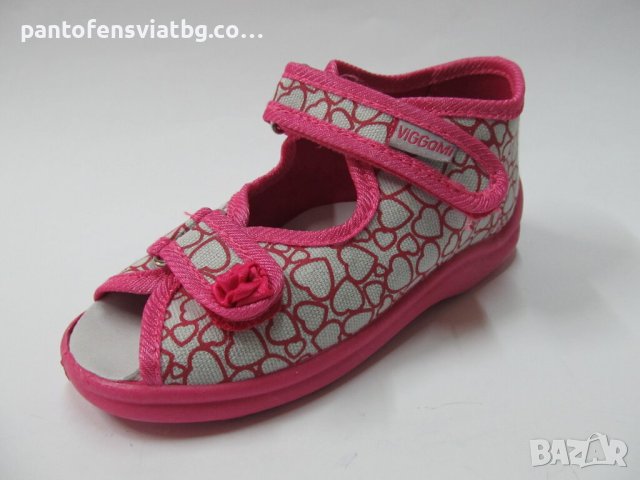 Детски пантофи Vi-GGa-Mi розово сърчица