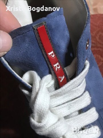 Дамски кожени кецове ,,PRADA” номер 36,5, снимка 8 - Кецове - 41043910