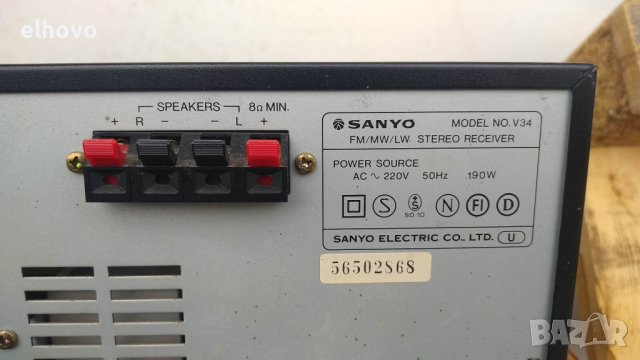 Aудио система Sanyo V34, снимка 10 - Аудиосистеми - 41287422